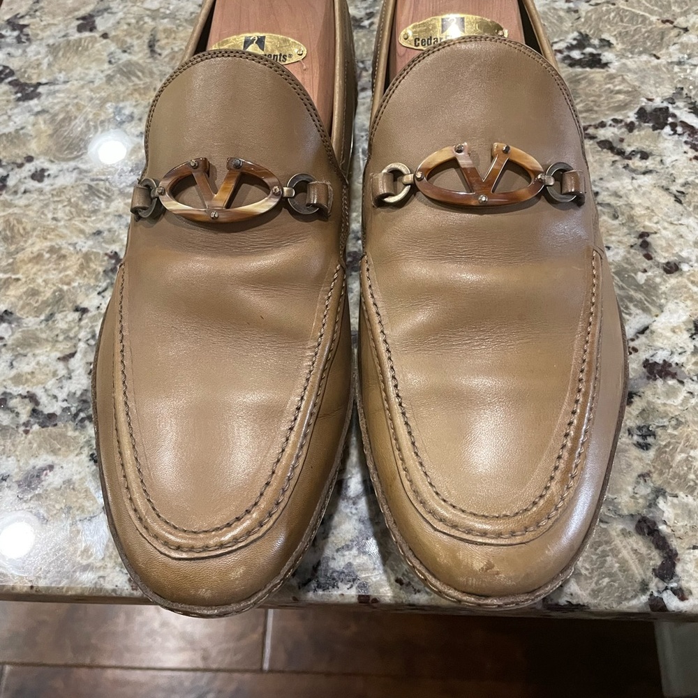 Mens Valentino Tan Drivers Sizs 42 US 9